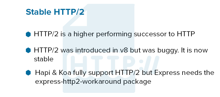 Stable HTTP/2