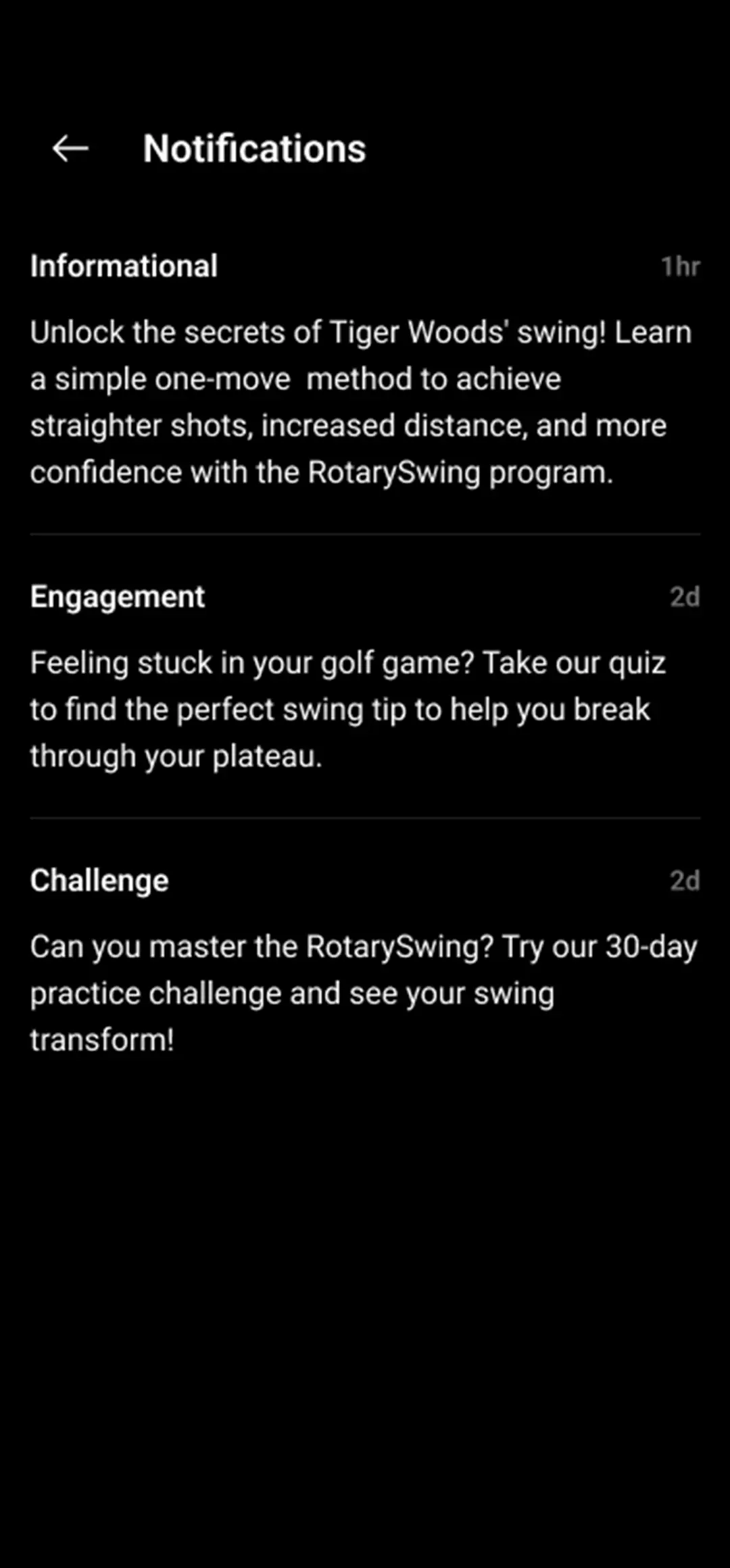 Notifications