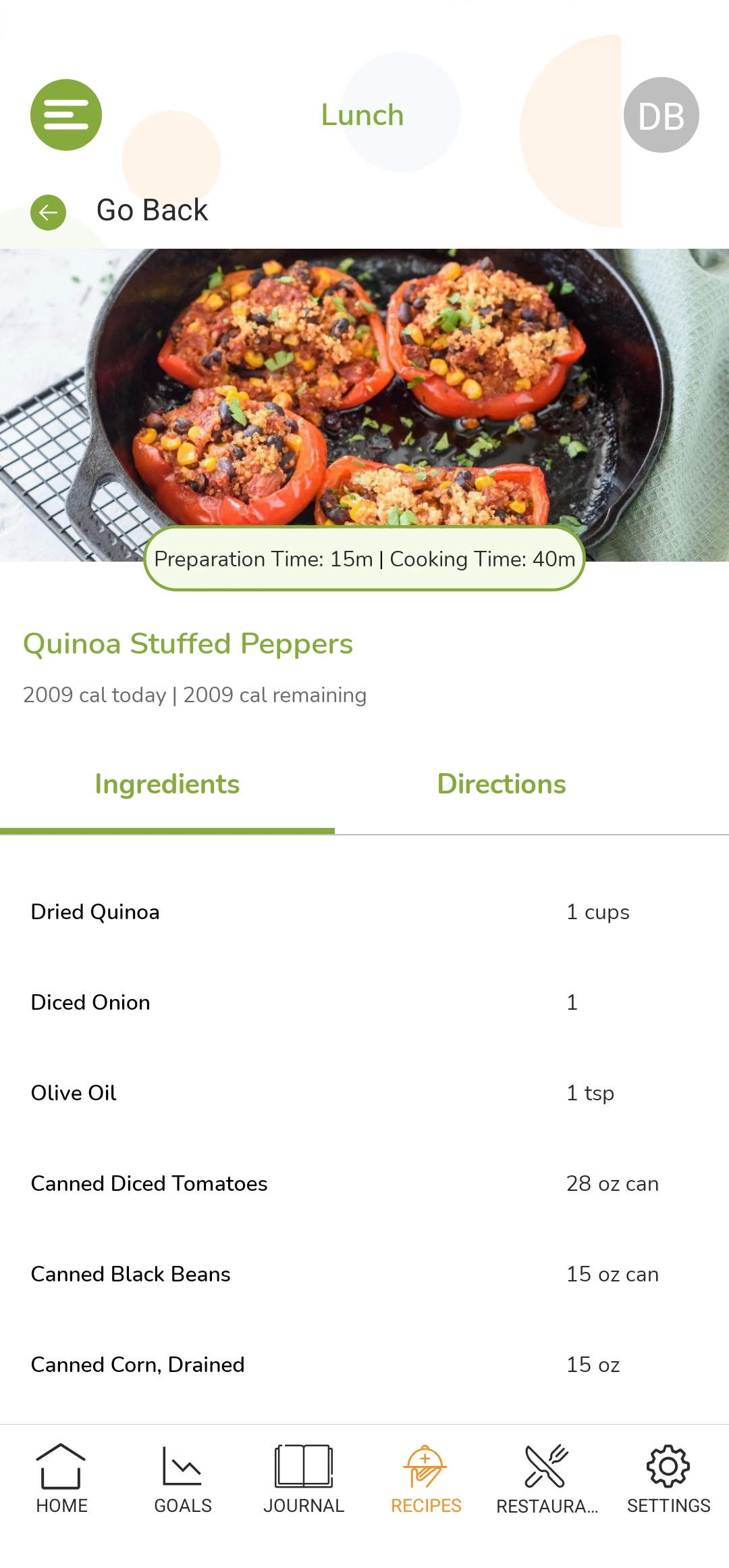 Recipes Detail