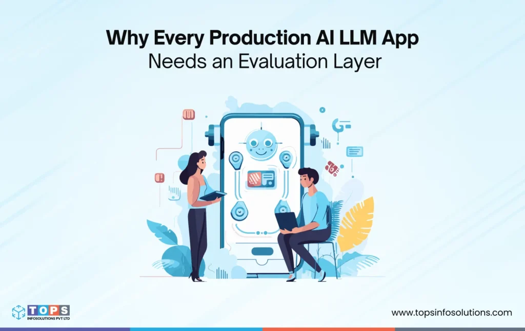 https://www.topsinfosolutions.com/wp-content/uploads/2026/07/Why-Every-Production-AI-LLM-App-Needs-an-Evaluation-Layer-1024x647.webp